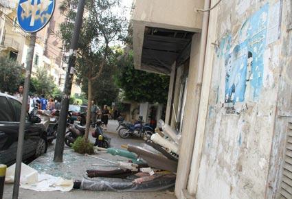 انفجار في منطقة الأشرفية-بيروت يودي بحياة العميد وسام الحسن وعدد من المواطنين  